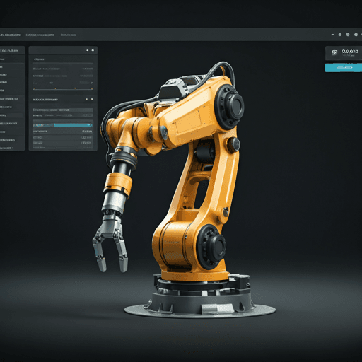 Autonomous Robot Fleet Simulation visualization
